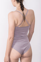 Load image into Gallery viewer, Softness Classic Cross Back Swimwear - Grey Lilac
